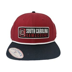 University of South Carolina Gamecocks Hat Red Rope Snapback Cap Adjustable NEW
